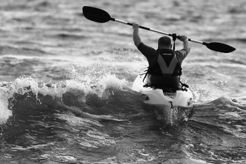 Derrynane Long Beach - Breaching the Wave Crest